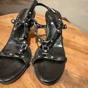 Vaneli Black Women's Sandals Size 4